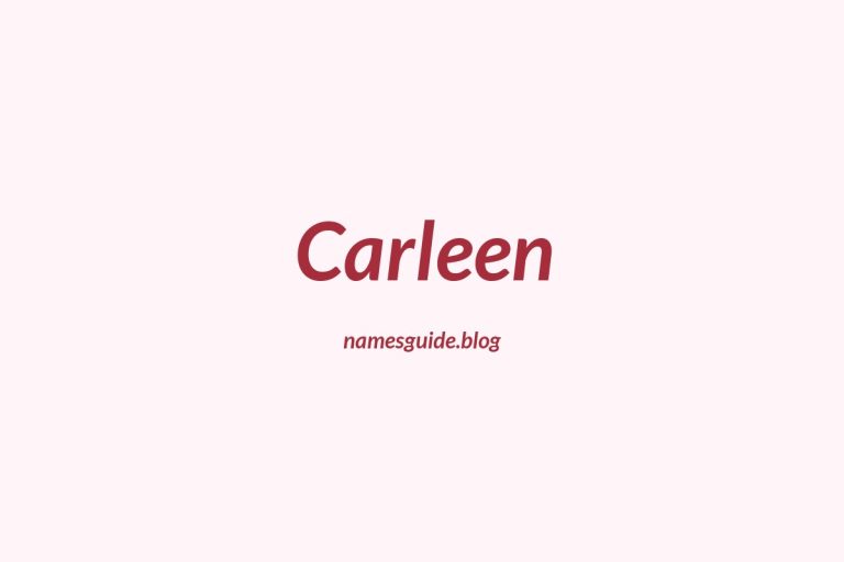 66+ Beautiful Middle Names for Carleen: Find the Perfect Fit