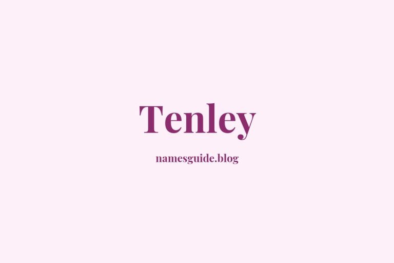 49+ Beautiful Middle Names for Tenley