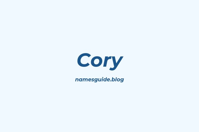 45+ Middle Names for Cory: The Ultimate Guide