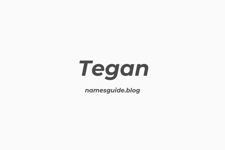 64+ Middle Names for Tegan: The Ultimate List