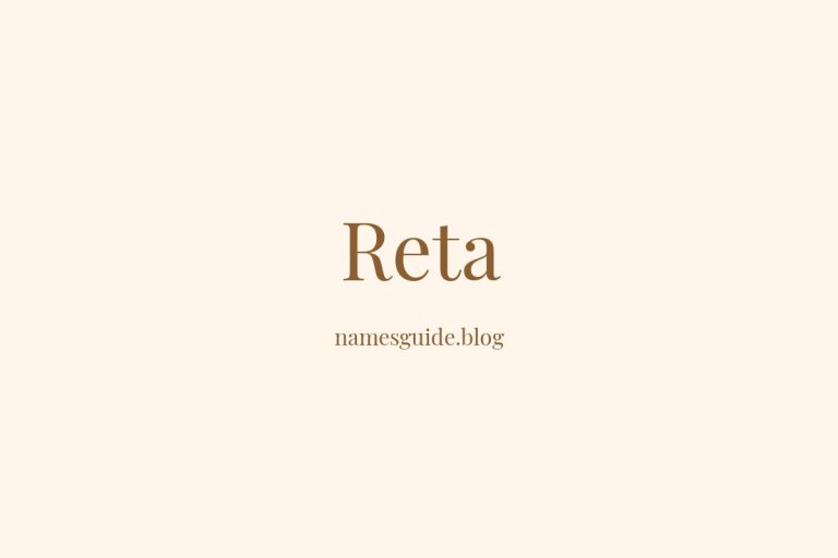 85+ Beautiful Middle Names for Reta