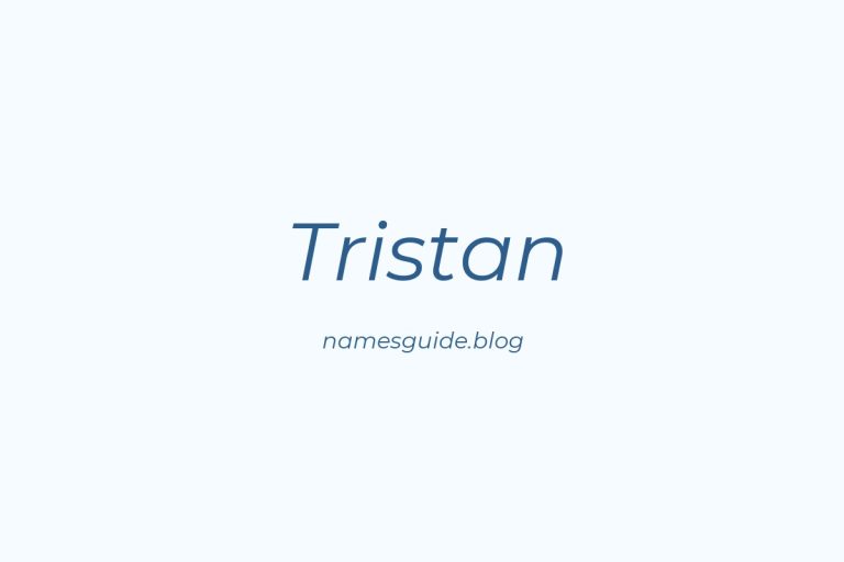 38+ Perfect Middle Names for Tristan