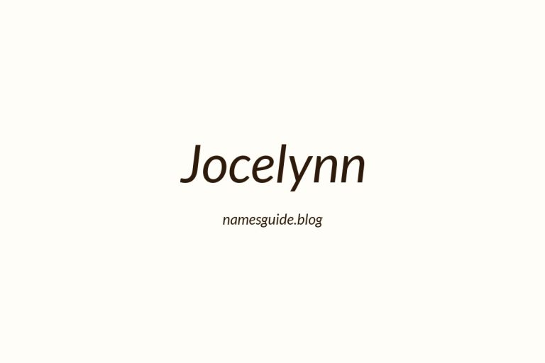 68+ Perfect Middle Names for Jocelynn