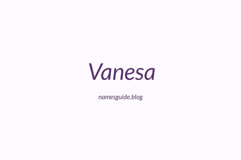 84+ Beautiful Middle Names for Vanesa: Find the Perfect Match
