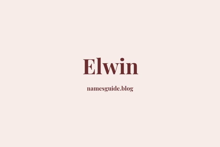 70+ Middle Names for Elwin: The Ultimate Guide