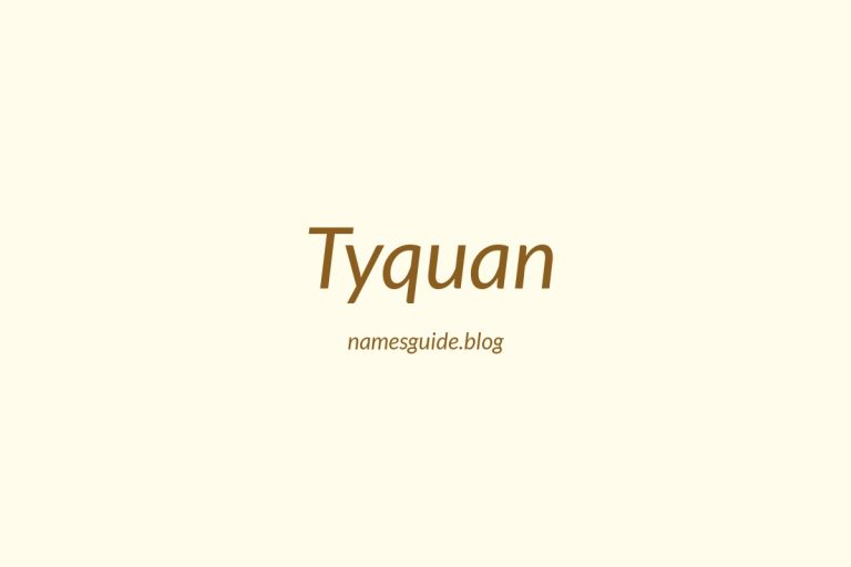 69+ Middle Names for Tyquan: The Ultimate Guide