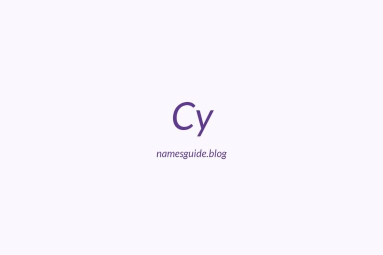83+ Middle Names for Cy: The Ultimate Guide