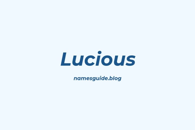 72+ Middle Names for Lucious: The Ultimate Guide