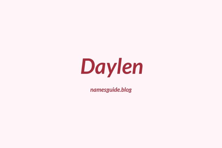50+ Middle Names for Daylen: The Perfect Complement