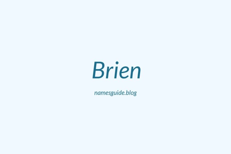 73+ Perfect Middle Names for Brien: Find the Ideal Match