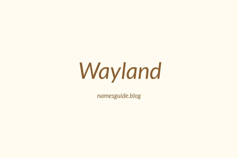 55+ Middle Names for Wayland: The Perfect Complement
