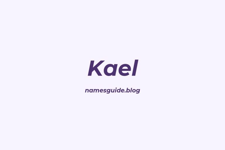 36+ Perfect Middle Names for Kael: Find the Ideal Match