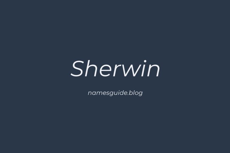 84+ Perfect Middle Names for Sherwin: Find the Ideal Match