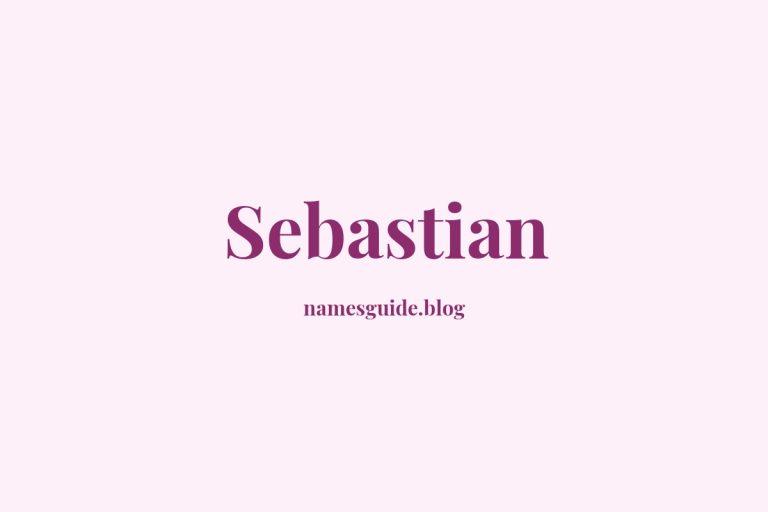 57+ Perfect Middle Names for Sebastian: Find the Ideal Match