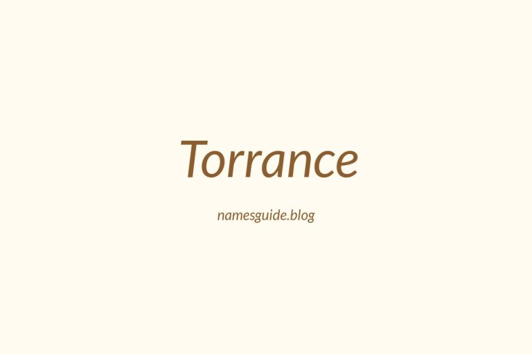 65+ Middle Names for Torrance: The Ultimate Guide
