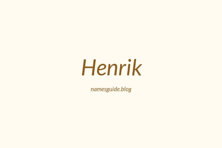 78+ Middle Names for Henrik: The Ultimate Guide