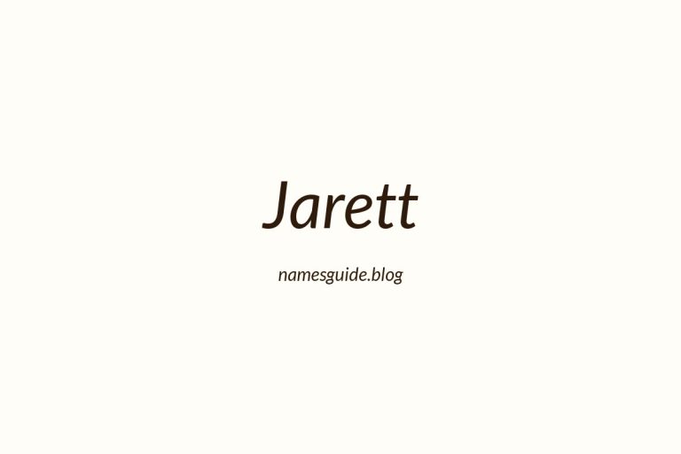 63+ Middle Names for Jarett: The Ultimate Guide