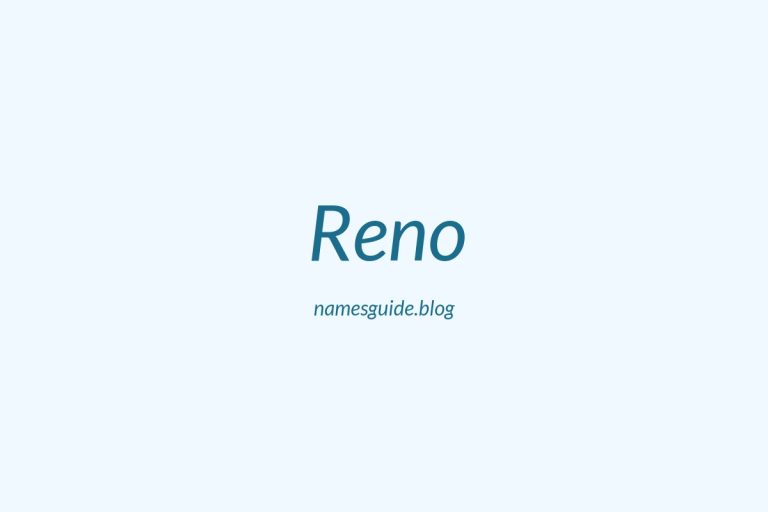 58+ Perfect Middle Names for Reno: Find the Ideal Fit