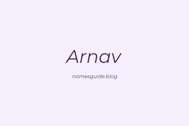60+ Middle Names for Arnav: The Perfect Complement