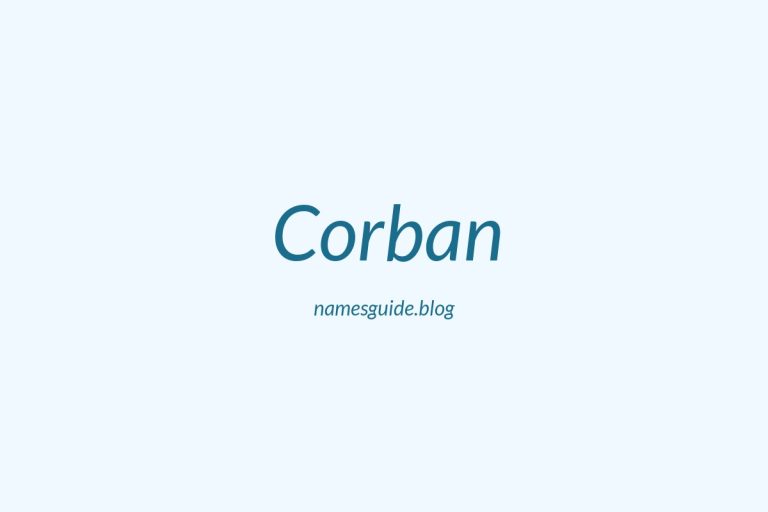 51+ Perfect Middle Names for Corban: Find the Ideal Fit