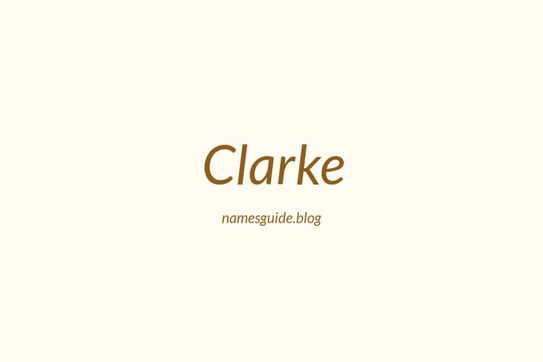 39+ Perfect Middle Names for Clarke: Find the Ideal Match