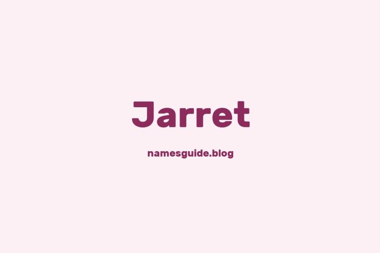 42+ Perfect Middle Names for Jarret