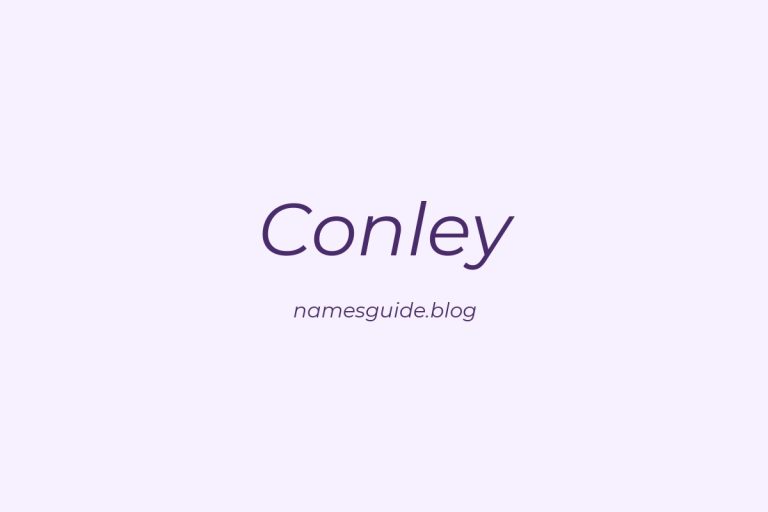 74+ Perfect Middle Names for Conley: Find the Ideal Match