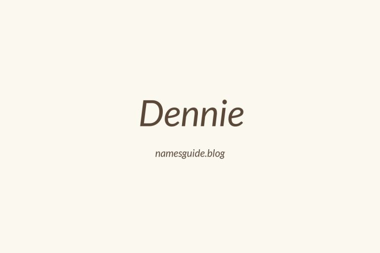 36+ Perfect Middle Names for Dennie