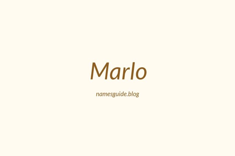 71+ Perfect Middle Names for Marlo
