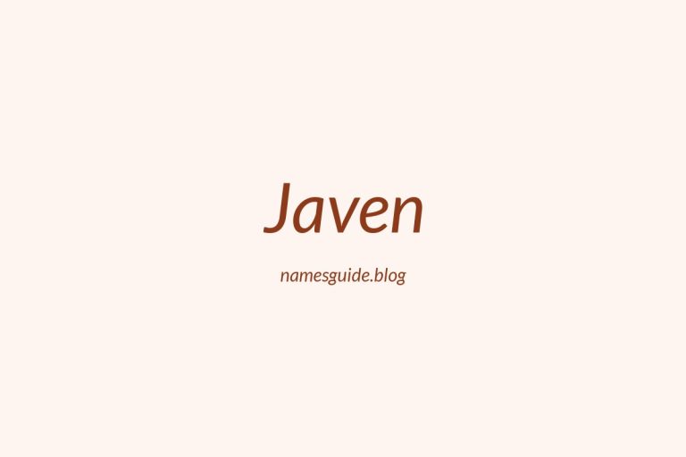 61+ Middle Names for Javen: The Ultimate Guide