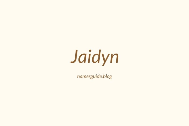46+ Middle Names for Jaidyn: The Ultimate Guide