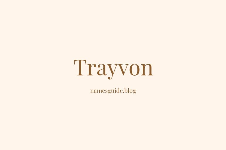 78+ Middle Names for Trayvon: The Ultimate Guide