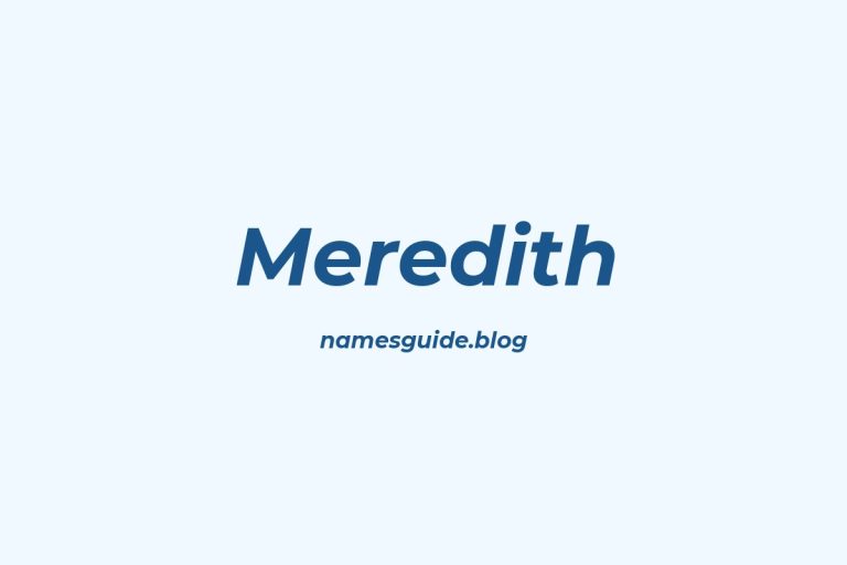 69+ Middle Names for Meredith: The Ultimate Guide
