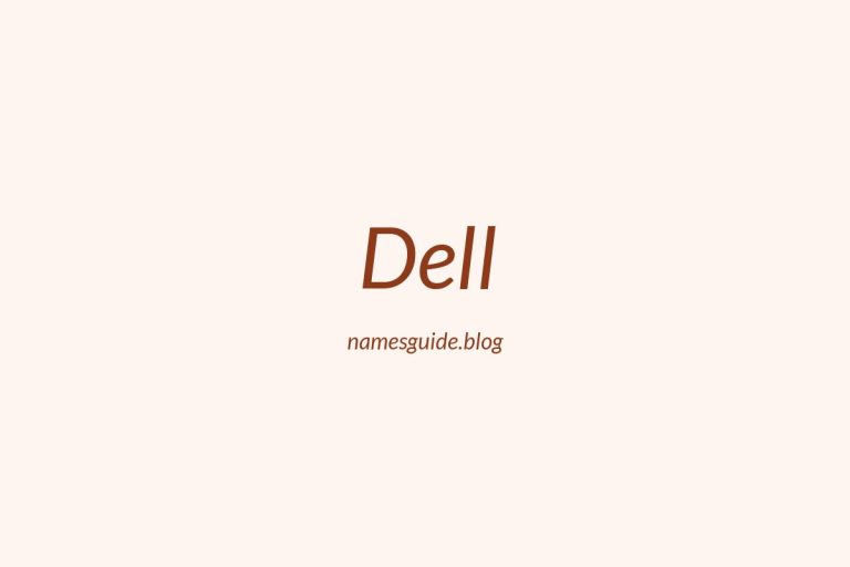49+ Perfect Middle Names for Dell: Find the Ideal Match
