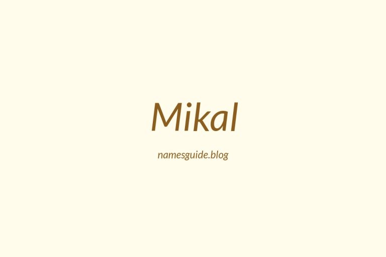 60+ Unique Middle Names for Mikal