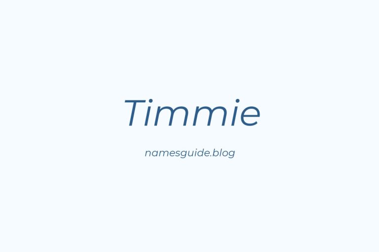 57+ Unique Middle Names for Timmie