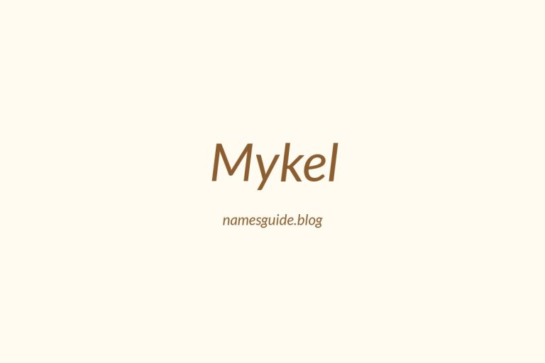 59+ Unique Middle Names for Mykel
