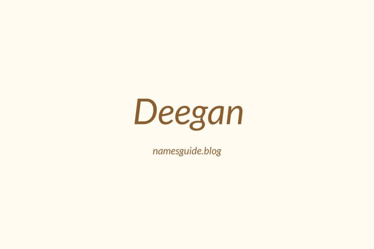 55+ Unique Middle Names for Deegan