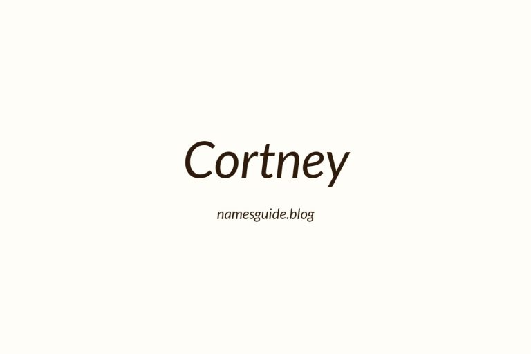 50+ Unique Middle Names for Cortney