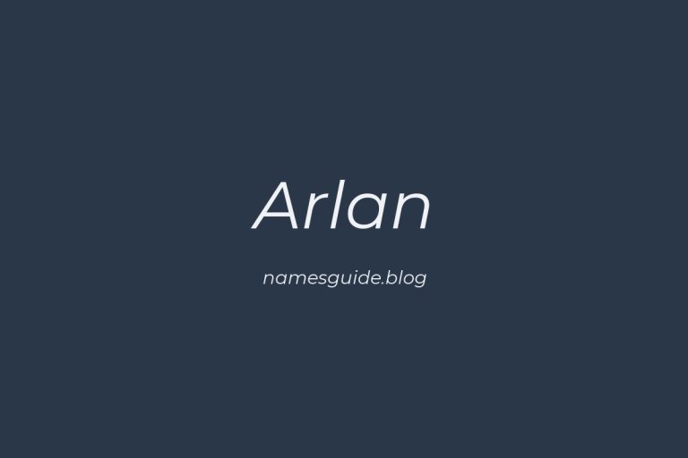 53+ Unique Middle Names for Arlan