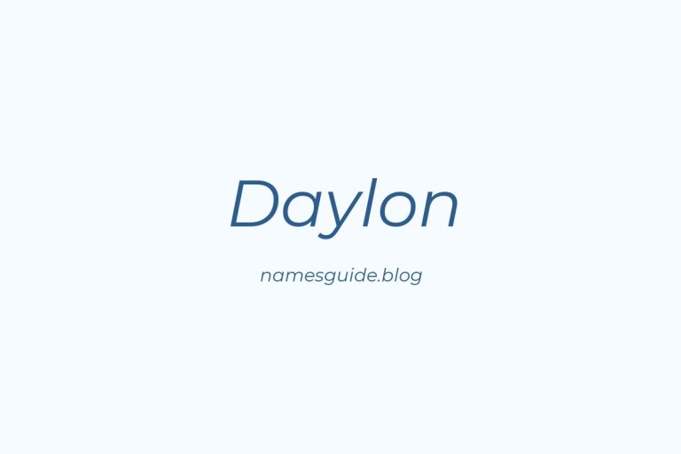 54+ Unique Middle Names for Daylon