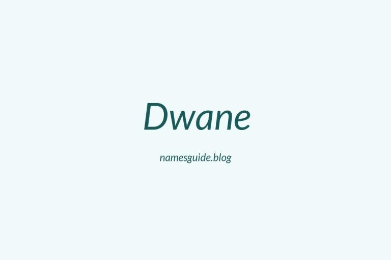 52+ Unique Middle Names for Dwane
