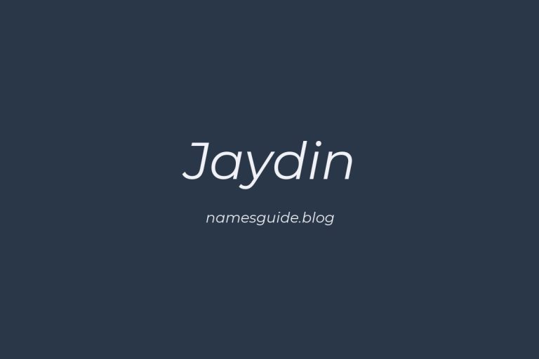 Fifty Plus Unique Middle Names for Jaydin