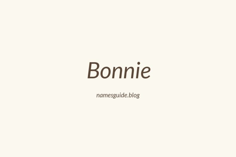 52+ Unique Middle Names for Bonnie