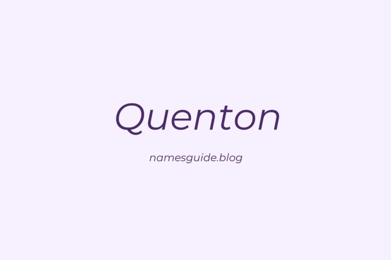47+ Unique Middle Names for Quenton