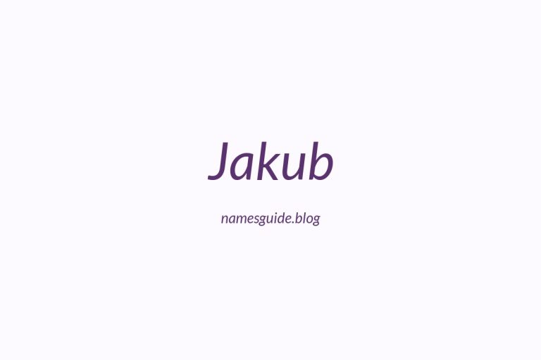 50+ Unique Middle Names for Jakub
