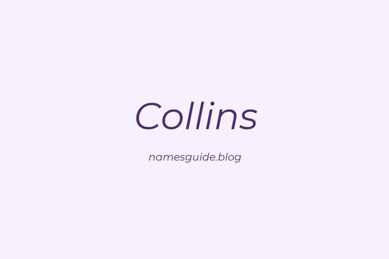 40+ Classic Middle Names for Collins
