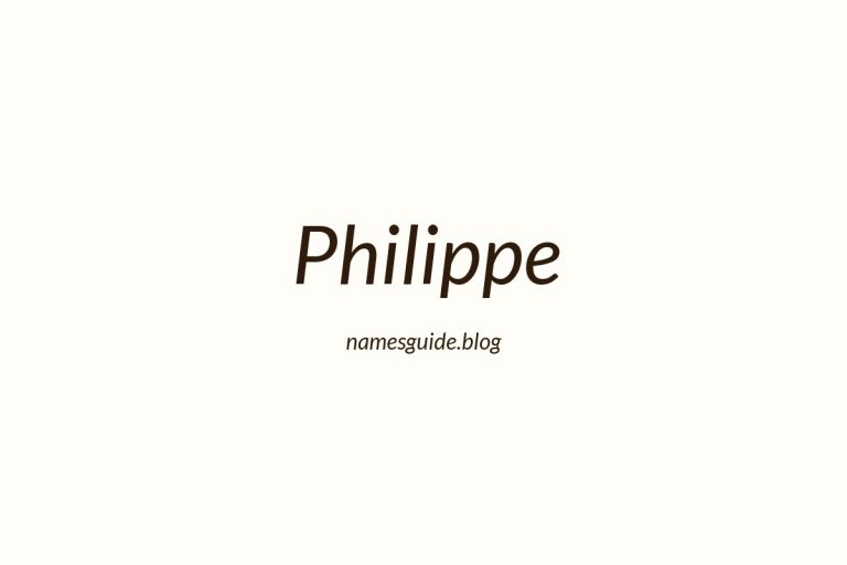 50+ Unique Middle Names for Philippe