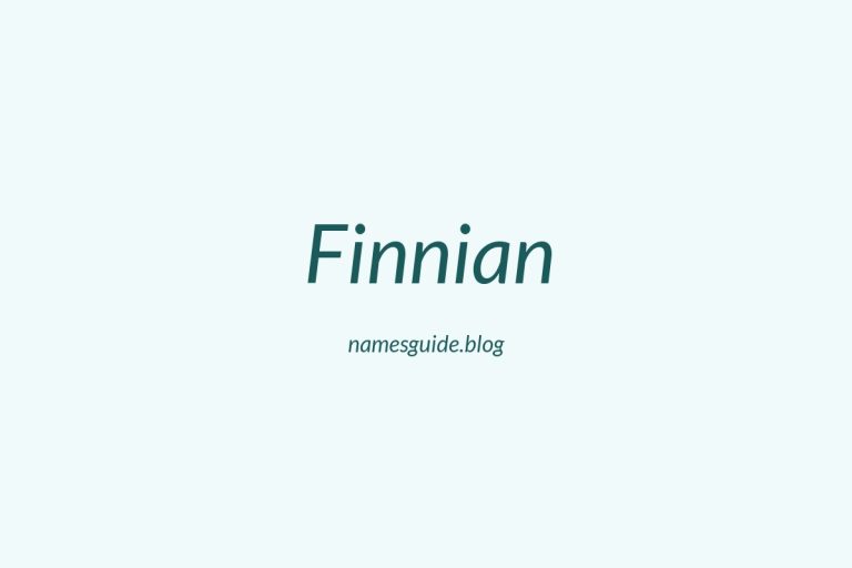 54+ Unique Middle Names for Finnian