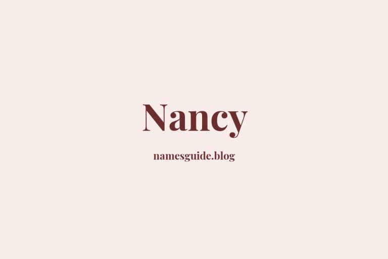 57+ Unique Middle Names for Nancy